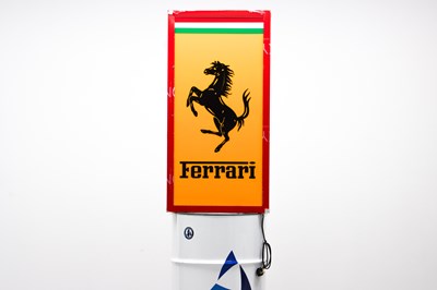 Lot 1 - Ferrari-style Light Up Wall Art