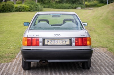 Lot 80 - 1989 Audi 80 S