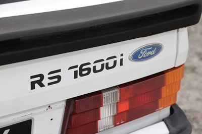 Lot 91 - 1983 Ford Escort RS 1600i