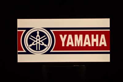 Lot 24 - Yamaha-style Light Up Wall Art