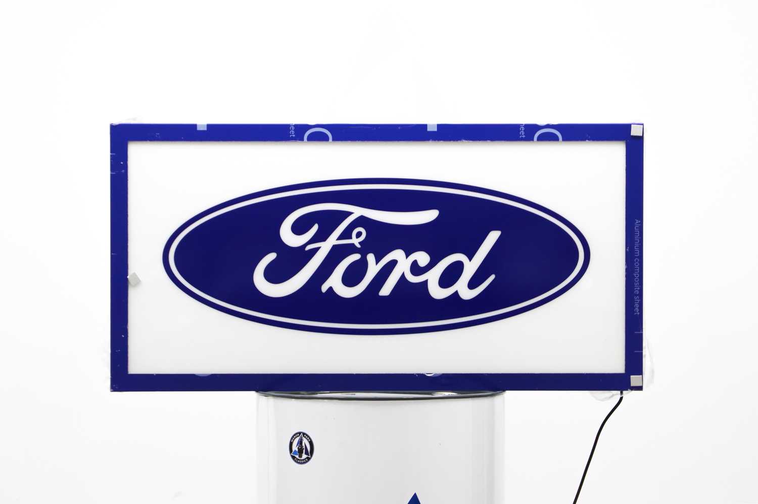 Lot 201 - Ford-style Light Up Wall Art