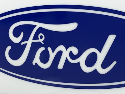 Lot 201 - Ford-style Light Up Wall Art