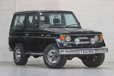 Lot 1989 Toyota Land Cruiser II 2.5 TD VX