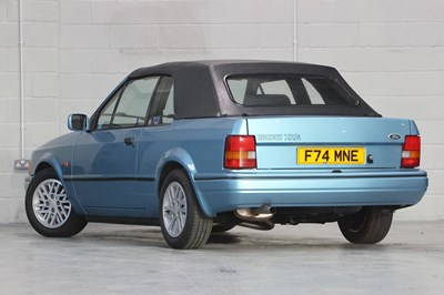 Lot 262 - 1989 Ford Escort XR3i Cabriolet