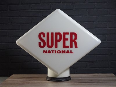 Lot 45 - Super National 2 original 1960’s glass globe (Damaged)
