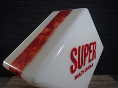 Lot 45 - Super National 2 original 1960’s glass globe (Damaged)