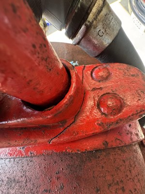 Lot 7 - Gilbert & Barker “fat lady’ Hand Crank Fuel Pump