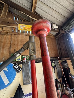 Lot 7 - Gilbert & Barker “fat lady’ Hand Crank Fuel Pump