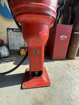 Lot 7 - Gilbert & Barker “fat lady’ Hand Crank Fuel Pump
