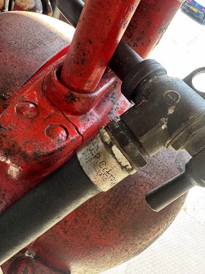 Lot 7 - Gilbert & Barker “fat lady’ Hand Crank Fuel Pump