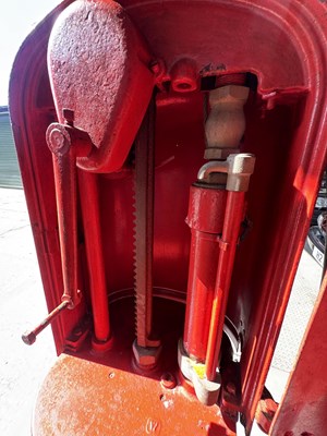 Lot 7 - Gilbert & Barker “fat lady’ Hand Crank Fuel Pump