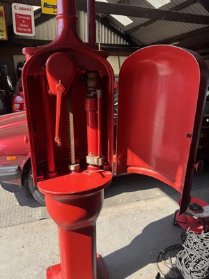 Lot 7 - Gilbert & Barker “fat lady’ Hand Crank Fuel Pump