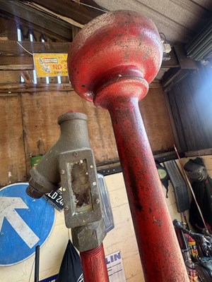 Lot 7 - Gilbert & Barker “fat lady’ Hand Crank Fuel Pump