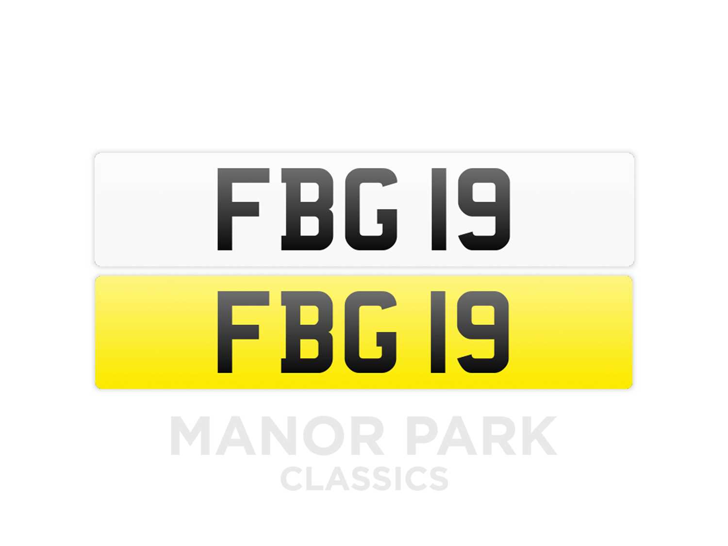 Lot 43 - Registration Number 'FBG 19'