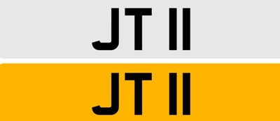 Lot JT 11 Cherished Number Plate