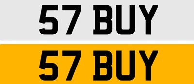 Lot 57 BUY Cherished Number Plate