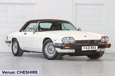 Lot 284 - 1988 Jaguar XJ-S 5.3 Convertible