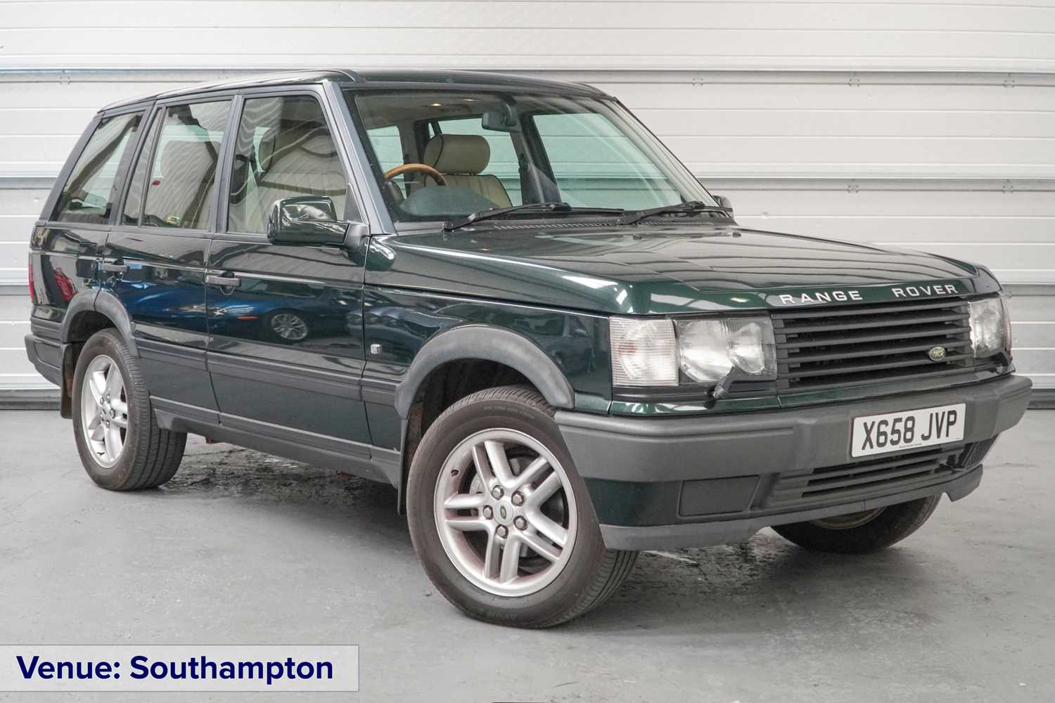 Lot 117 - 2000 Land Rover Range Rover DSHE AUTO