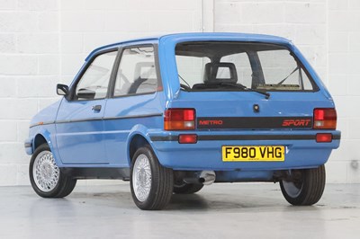 Lot 208 - 1989 Austin Metro Sport