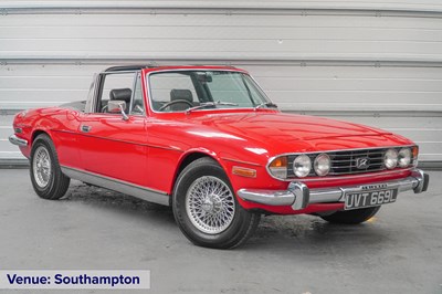 Lot 124 - 1973 Triumph Stag