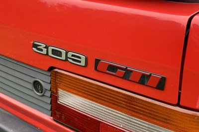 Lot 279 - 1989 Peugeot 309 GTi