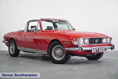 Lot 138 - 1973 Triumph Stag