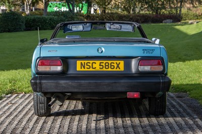 Lot 30 - 1982 Triumph TR7 Convertible