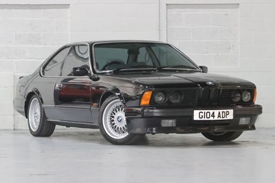 Lot 1989 BMW 635 CSi