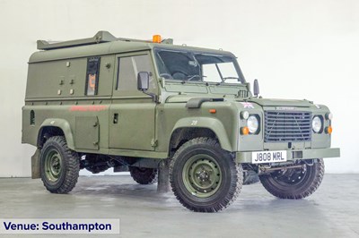 Lot 131 - 1992 Land Rover Defender 110 RAF Helicopter Support Vehicle
