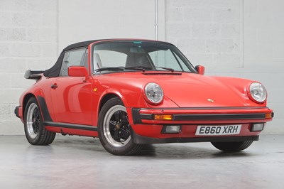 Lot 1988 Porsche 911 Carrera 3.2 Sport Cabriolet