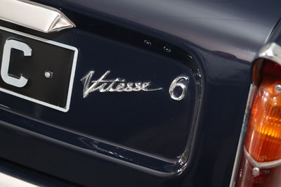 Lot 263 - 1965 Triumph Vitesse 6