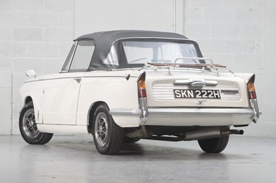 Lot 234 - 1969 Triumph Vitesse MKII Convertible