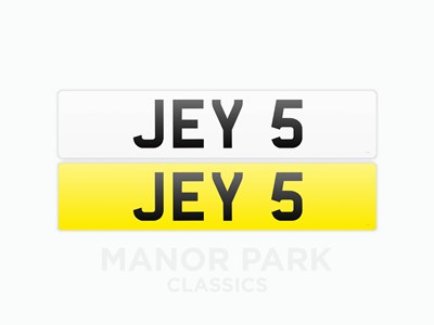 Lot 222 - Registration Number JEY 5