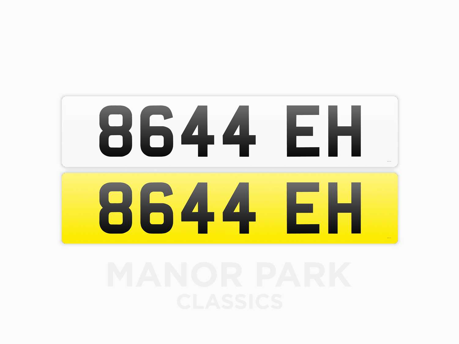 Lot 287 - Registration Number 8644 EH