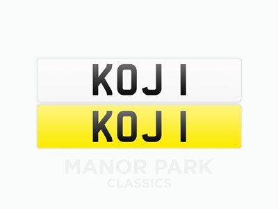 Lot 29 - Registration Number KOJ 1