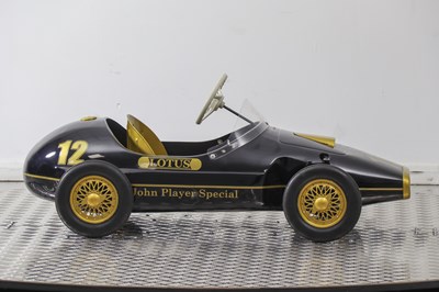 Lot 216 - Tri-ang John Player Special Lotus Grand Prix-style Pedal Car