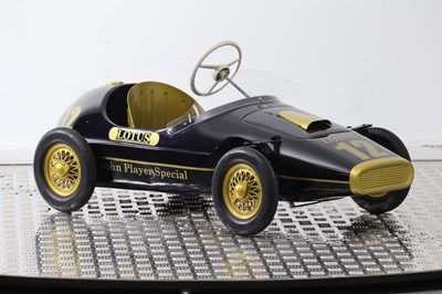 Lot 216 - Tri-ang John Player Special Lotus Grand Prix-style Pedal Car