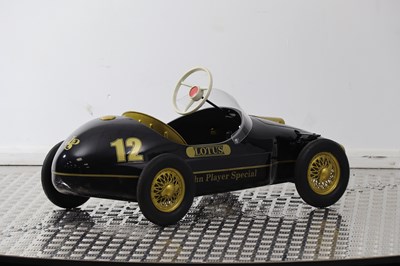 Lot 216 - Tri-ang John Player Special Lotus Grand Prix-style Pedal Car