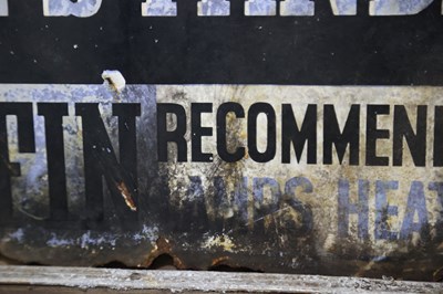 Lot 3 - 'We sell Royal Standard Paraffin' sign