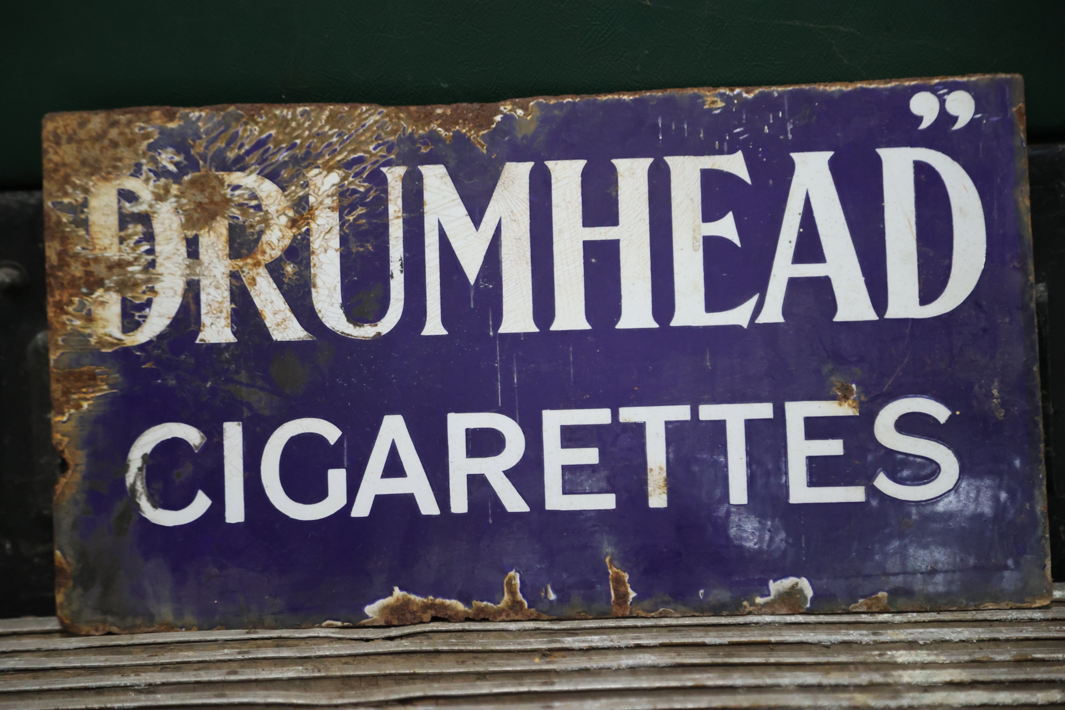 PLAYER'S DRUMHEAD CIGARETTES 看板　アンティーク An Original Players 