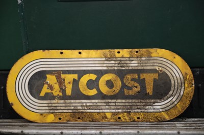 Lot 5 - ATCOST and Old Calabar single sided enamel signs