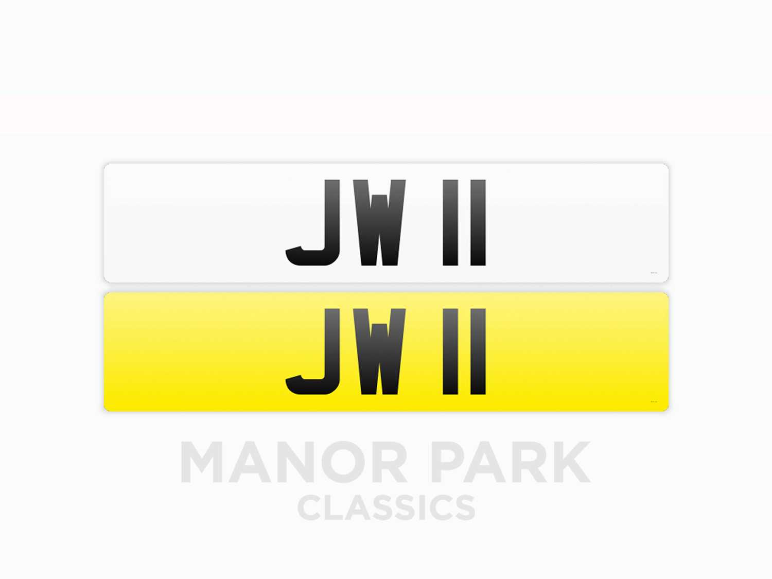 Lot 39 - Registration Number ‘JW 11’