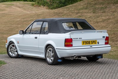 Lot 71 - 1989 Ford Escort XR3i Cabriolet