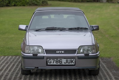 Lot 59 - 1990 Vauxhall Astra GTE Convertible