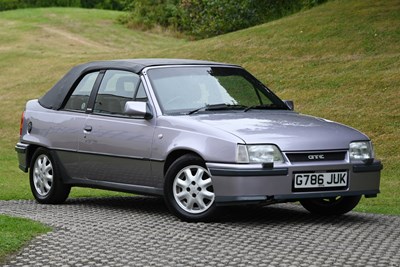 Lot 59 - 1990 Vauxhall Astra GTE Convertible