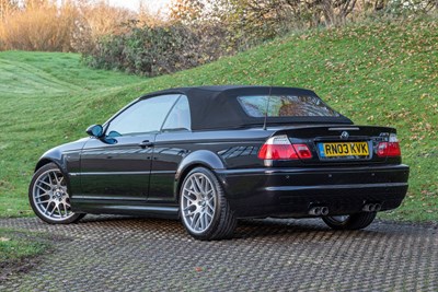 Lot 54 - 2003 BMW M3 Convertible