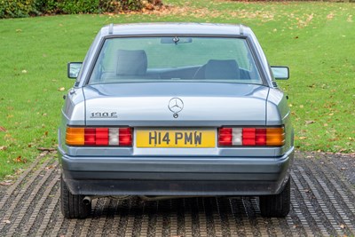 Lot 4 - 1990 Mercedes-Benz 190 E 1.8