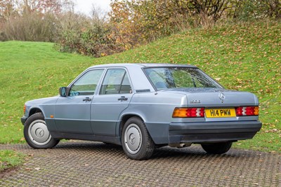 Lot 4 - 1990 Mercedes-Benz 190 E 1.8