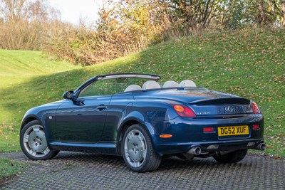 Lot 63 - 2002 Lexus SC 430 Convertible