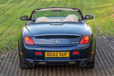 Lot 63 - 2002 Lexus SC 430 Convertible